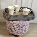 Marta Derkacz Produkt Taboret z ręcznie robionym pokrowcem ze sznurka bawełnianego (6)