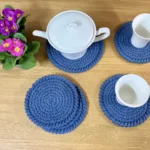 Marta Derkacz Produkt Zestaw 4 podkładek pod filiżanki z podkładką pod dzbanek (5)